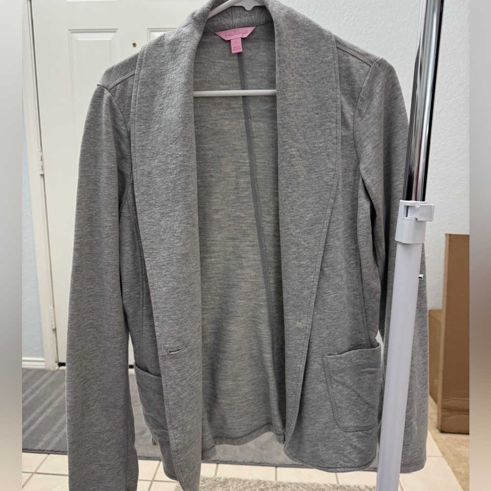 Lilly Pulitzer sweater.  Grey women’s large